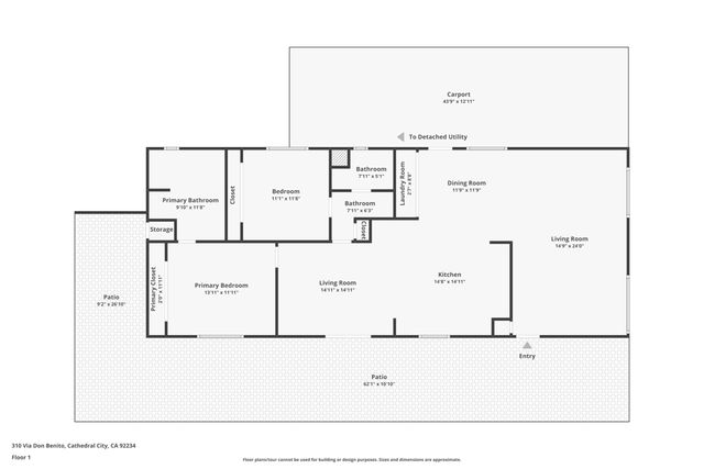 310 Via Don Benito, Cathedral City, CA 92234