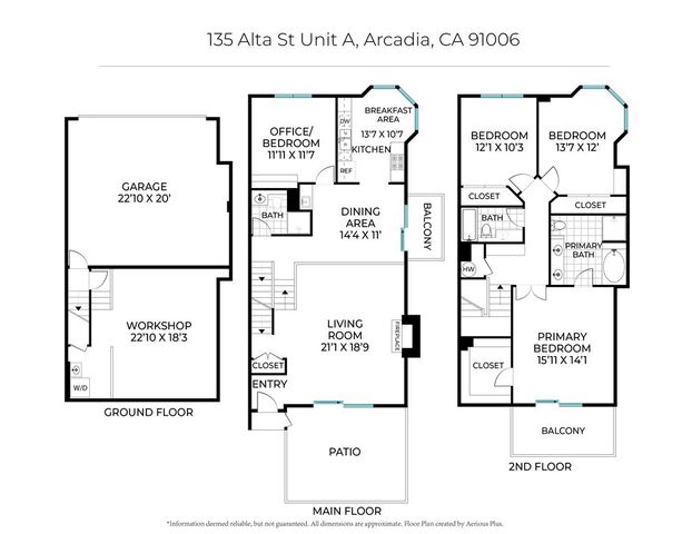 135 Alta Street A, Arcadia, CA 91006