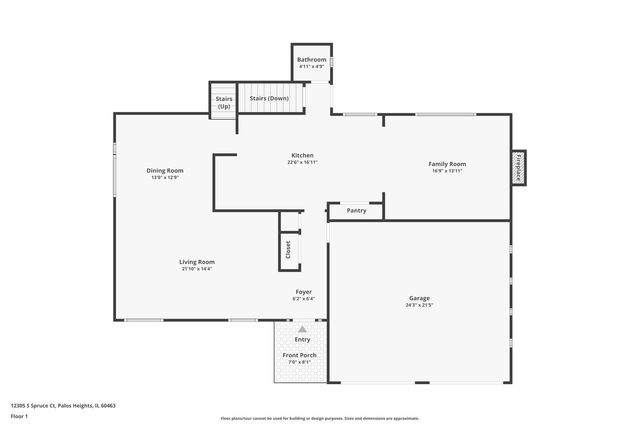 12305 S Spruce Court, Palos Heights, IL 60463