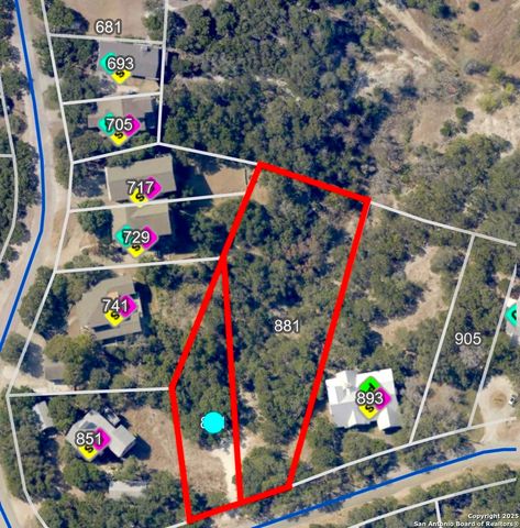 861, 881 Riviera, Canyon Lake, TX 78133