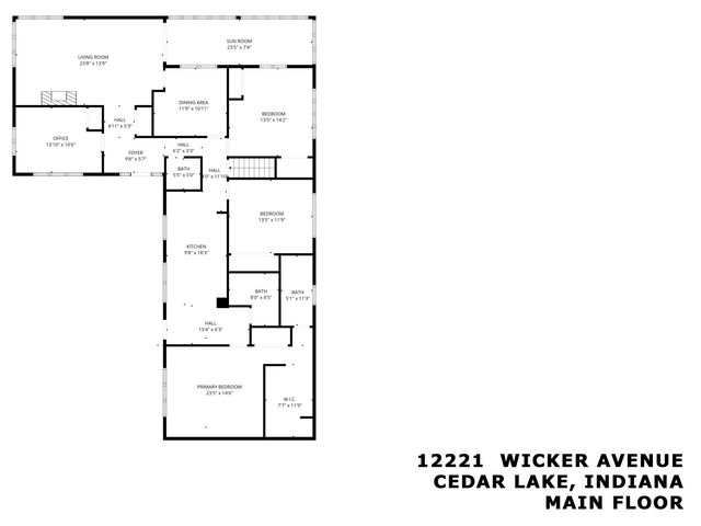 12221 Wicker Avenue, Cedar Lake, IN 46303