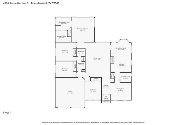 4910 Stone Harbor Drive, Friendswood, TX 77546