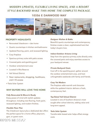 10356 E Danwood Way, Tucson, AZ 85747