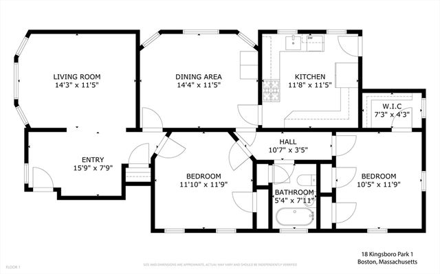 18 Kingsboro Park 1, Boston, MA 02130