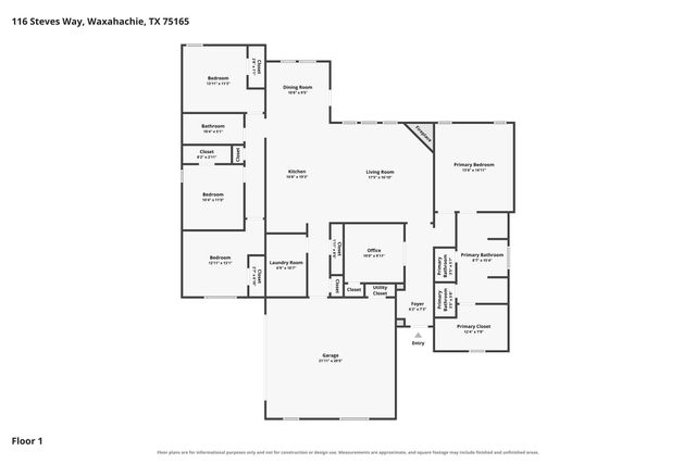 116 Steves Way, Waxahachie, TX 75165