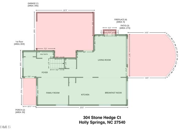 304 Stone Hedge Court, Holly Springs, NC 27540