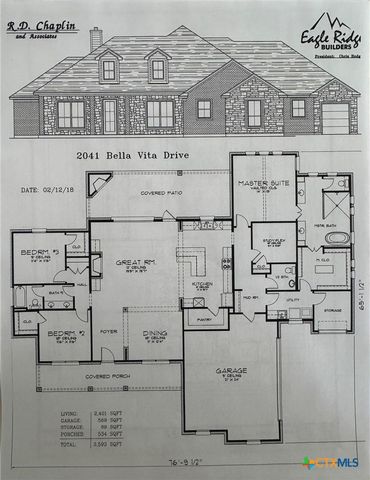 2041 Bella Vita Drive, Nolanville, TX 76559