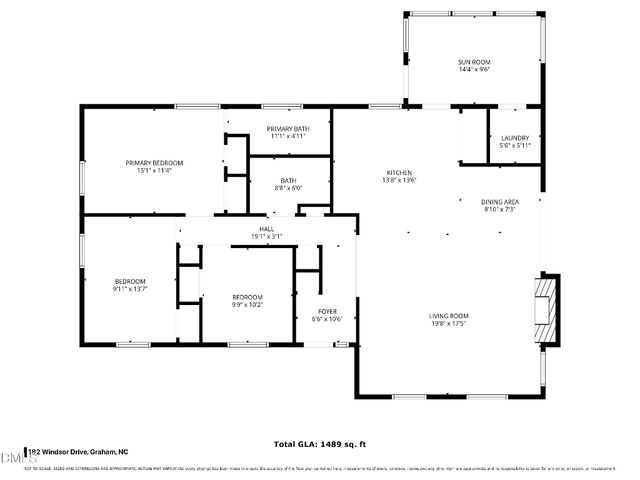 182 Windsor Drive, Graham, NC 27253