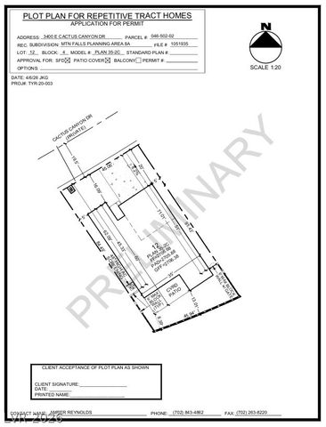 3400 East Cactus Canyon Drive, Pahrump, NV 89061
