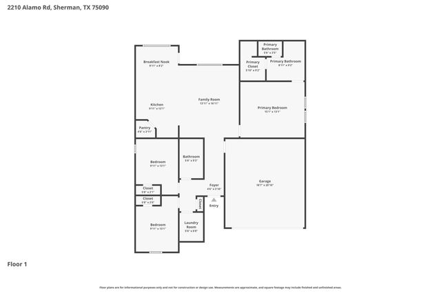 2210 Alamo Road, Sherman, TX 75090