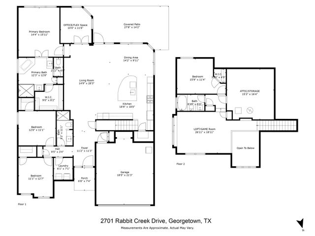 2701 Rabbit Creek DR, Georgetown, TX 78626