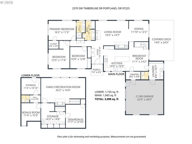 2370 Sw TIMBERLINE Dr, Portland, OR 97225