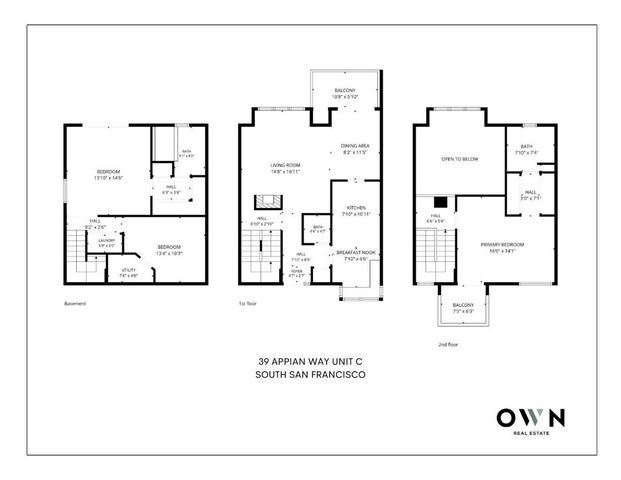 39 Appian Way C, South San Francisco, CA 94080