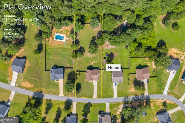 519 N Point Circle, Hartwell, GA 30643