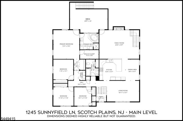 1245 Sunnyfield Ln, Scotch Plains Twp., NJ 07076