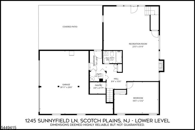 1245 Sunnyfield Ln, Scotch Plains Twp., NJ 07076
