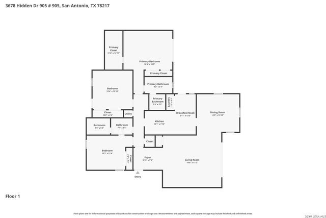 3678 Hidden Dr Apt 905, San Antonio, TX 78217
