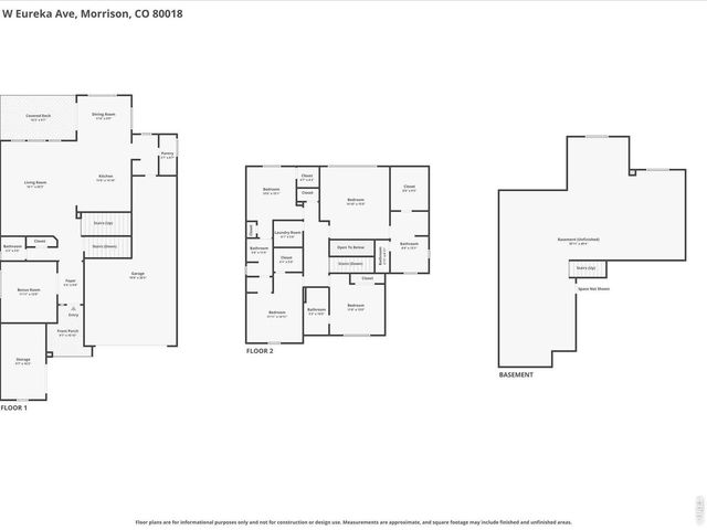 15682 W Eureka Ave, Morrison, CO 80465