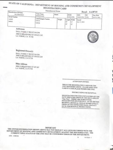 3800 Bradford 265, La Verne, CA 91750