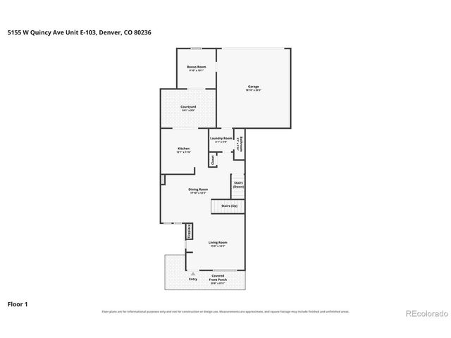 5155 W Quincy Ave E103, Denver, CO 80236