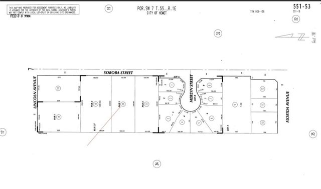 0 APN 551-530-021, 551-530-020, Hemet, CA 92544