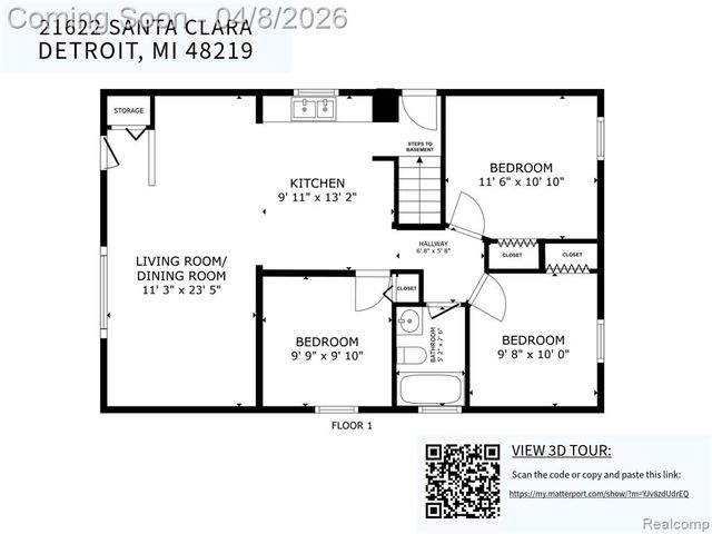 21622 Santa Clara, Detroit, MI 48219