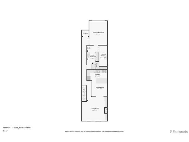 121 N F St B, Salida, CO 81201
