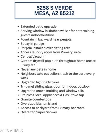 5258 S VERDE --, Mesa, AZ 85212