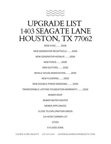 1403 Seagate Lane, Houston, TX 77062