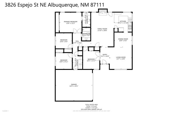 3826 Espejo Street NE, Albuquerque, NM 87111