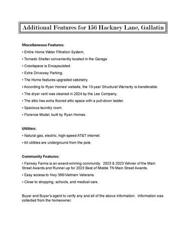 156 Hackney Ln, Gallatin, TN 37066