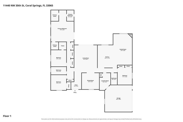 11440 NW 30TH Street, Coral Springs, FL 33065