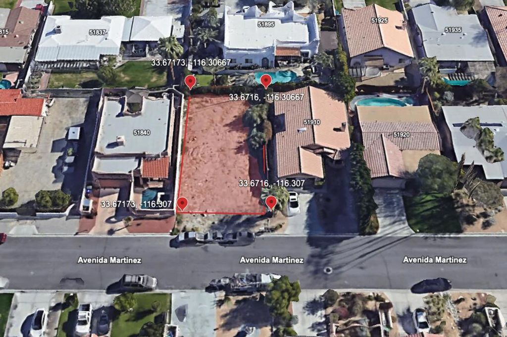 Image 2 of property listing at 0 Avenida Martinez, La Quinta, CA 92253