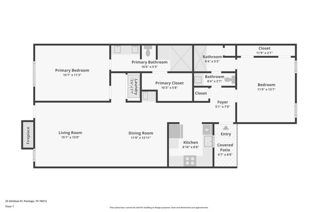 25 Gittiban Place, Pantego, TX 76013