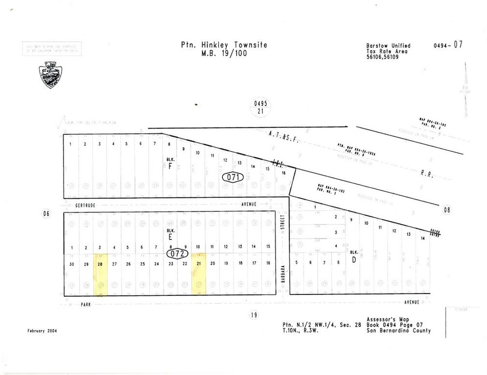0 Park, Hinkley, CA 92347