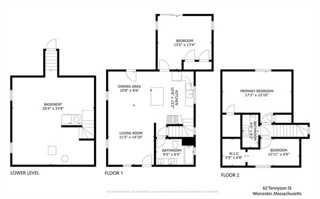 62 Tennyson Street, Worcester, MA 01610