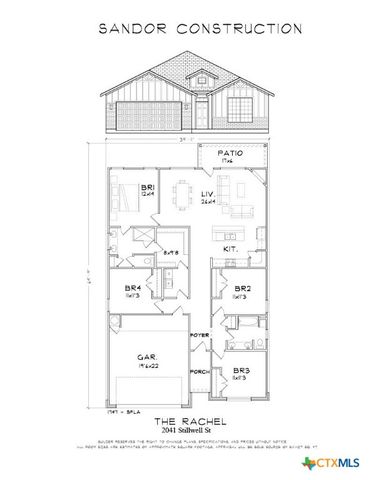 2041 Stillwell Street, Nolanville, TX 76559