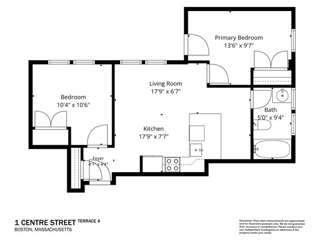 1 Centre Street Terrace 4, Boston, MA 02119