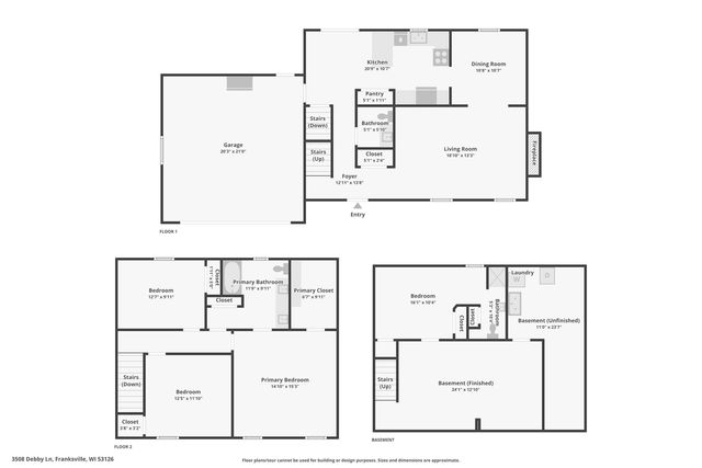 3508 Debby LANE, Franksville, WI 53126
