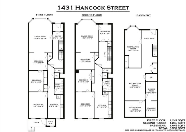 1431 Hancock Street, Brooklyn, NY 11237