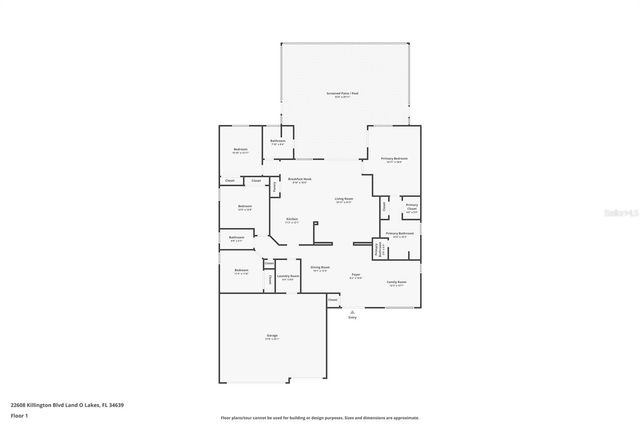 22608 KILLINGTON BOULEVARD, Land O Lakes, FL 34639