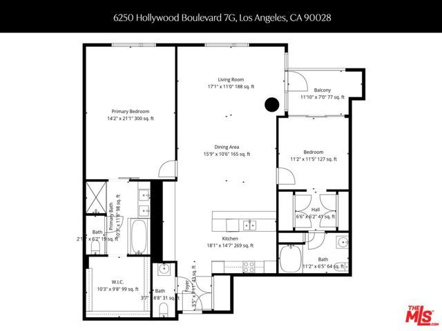 6250 Hollywood Boulevard 7G, Los Angeles, CA 90028