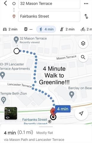 32 Mason Terrace 2, Brookline, MA 02446