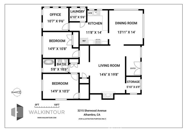 3215 Sherwood Avenue, Alhambra, CA 91801