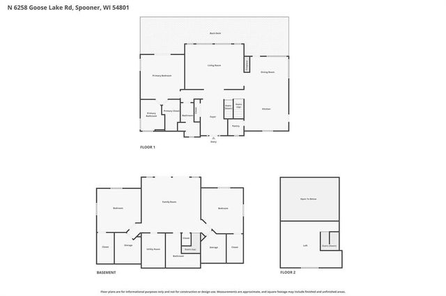 N6258 Goose Lake Rd, Spooner, WI 54801