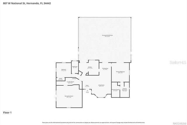 807 W NATIONAL STREET, Hernando, FL 34442