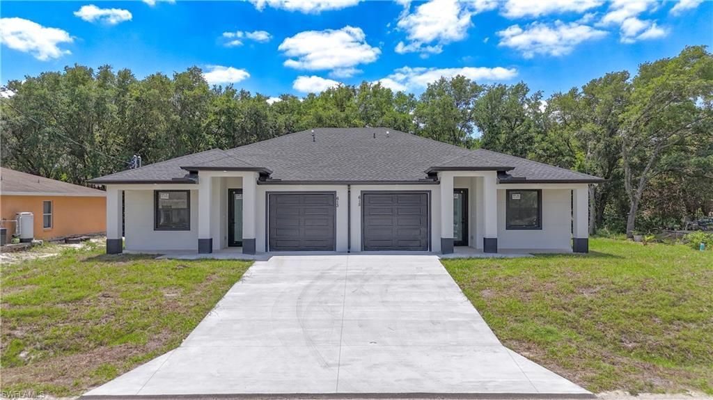 613/615 12th ST, LEHIGH ACRES, FL 33972 — exterior