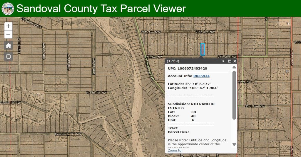 25th Avenue NW, Rio Rancho, NM 87144