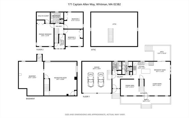 171 Captain Allen Way, Whitman, MA 02382