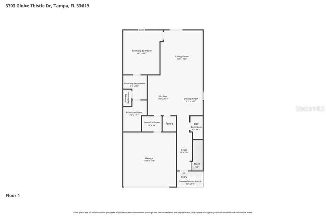 3703 GLOBE THISTLE DRIVE, Tampa, FL 33619